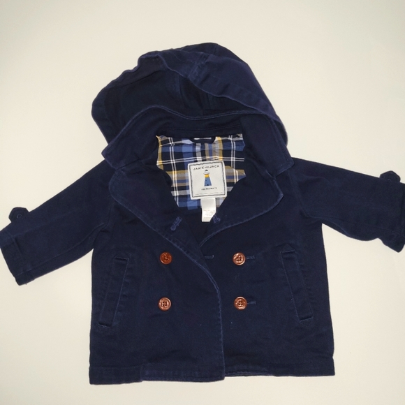 Janie & Jack Blue Baby Jacket - Picture 1 of 3